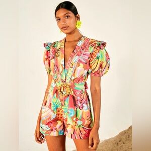 Farm Rio Fruit Salad Romper